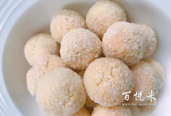 椰蓉球怎么做？解饞甜品，簡單又好做，香氣撲鼻